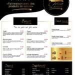 Menu L'Artisan du burger Rabat March 2024 302309-350500